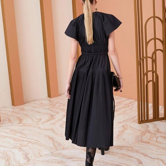 Ulla Johnson Delmara Dress Black - Picture 4 of 8